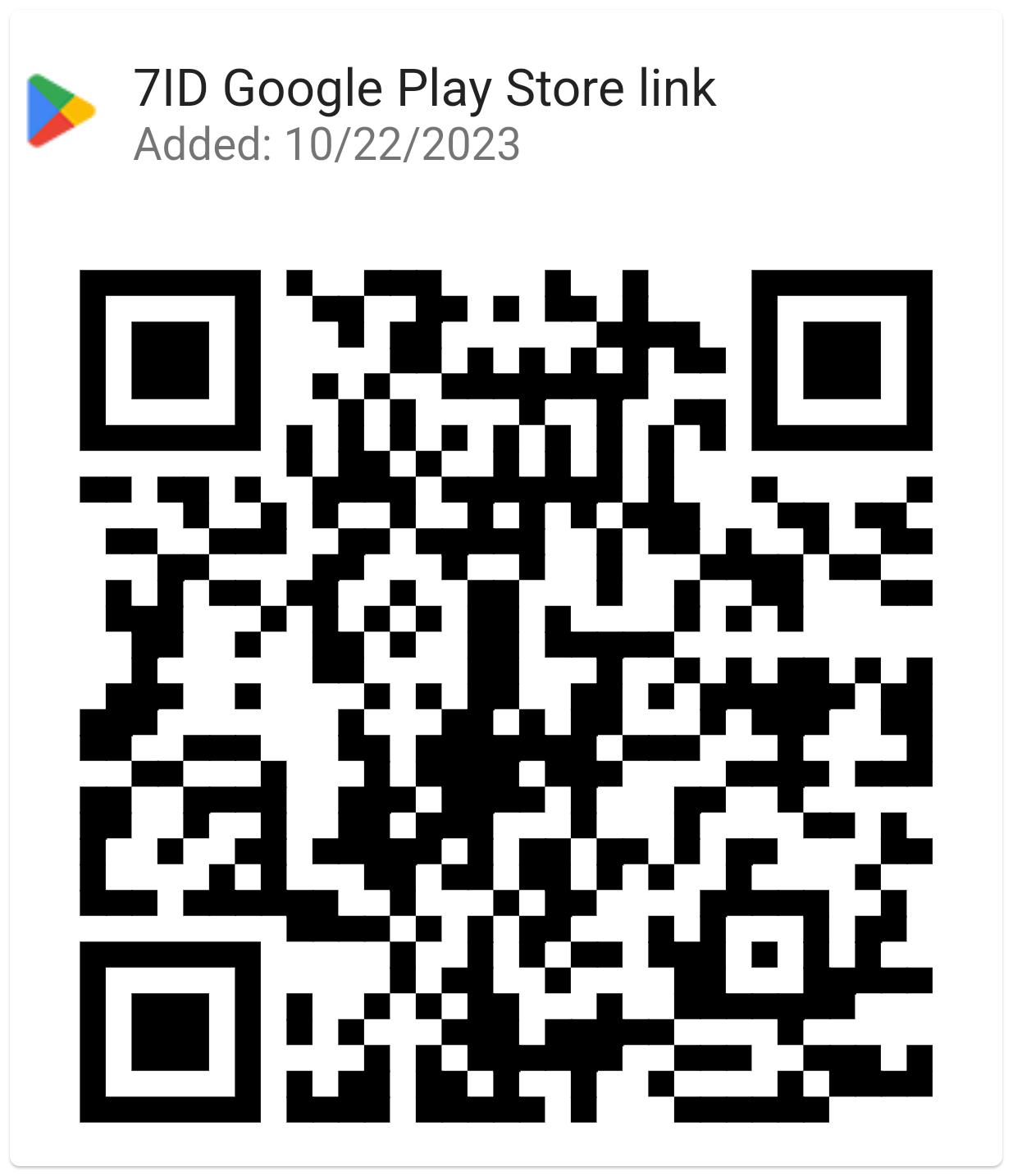 从 Google Play 下载 7ID